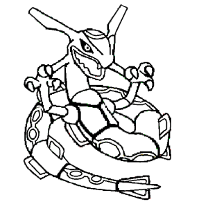 Pokemon Rayquaza Coloring Pages at Free printable