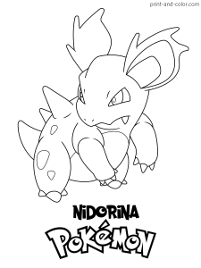 Pokemon coloring pages Print and