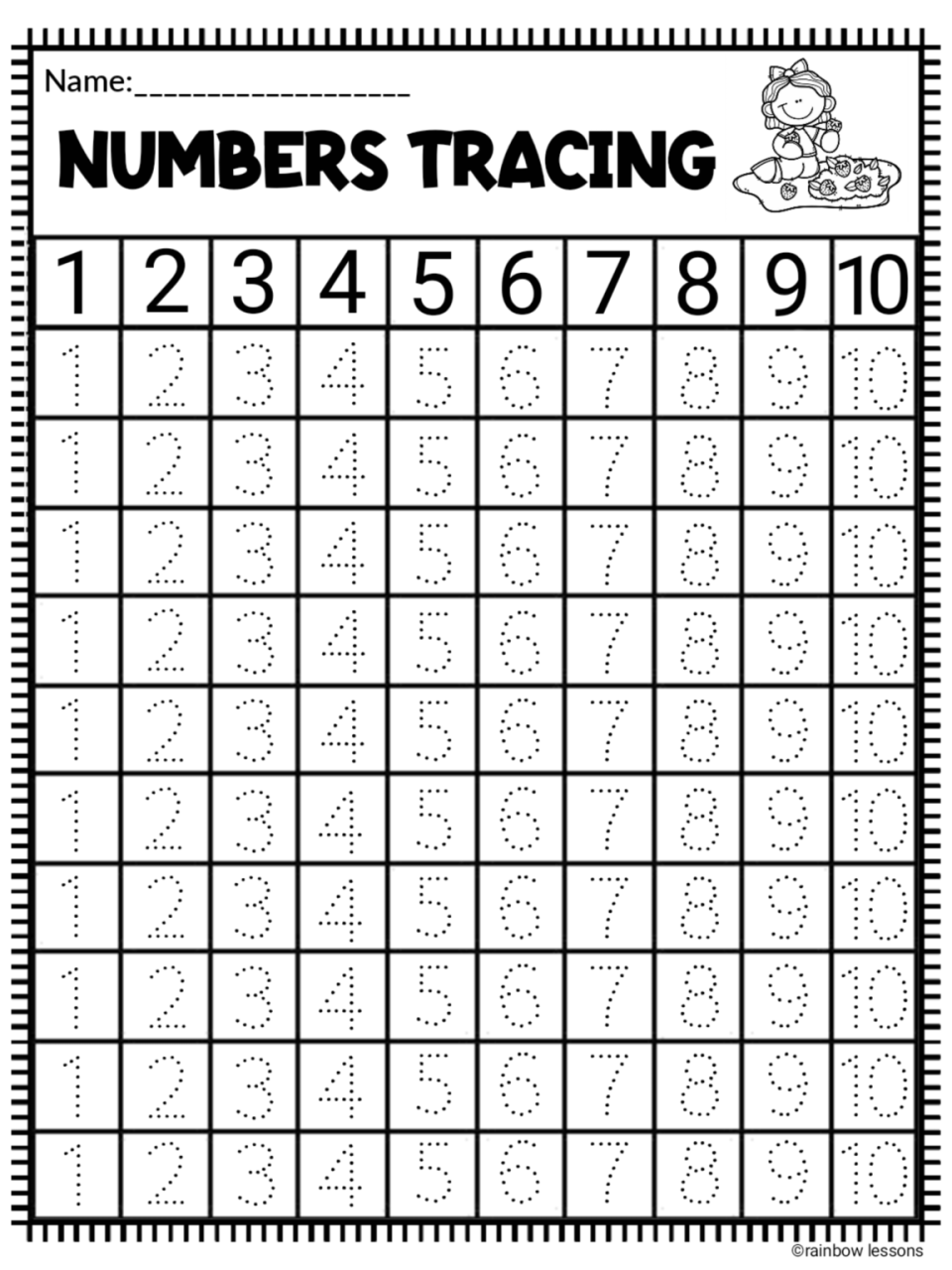 Numbers 120 Worksheets Spring Math Worksheets Made By Teachers