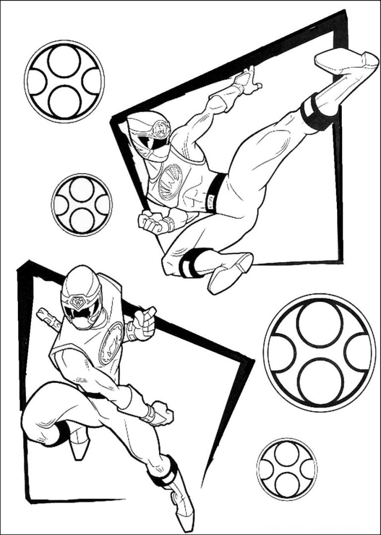 Power Rangers Coloring Pages 2017