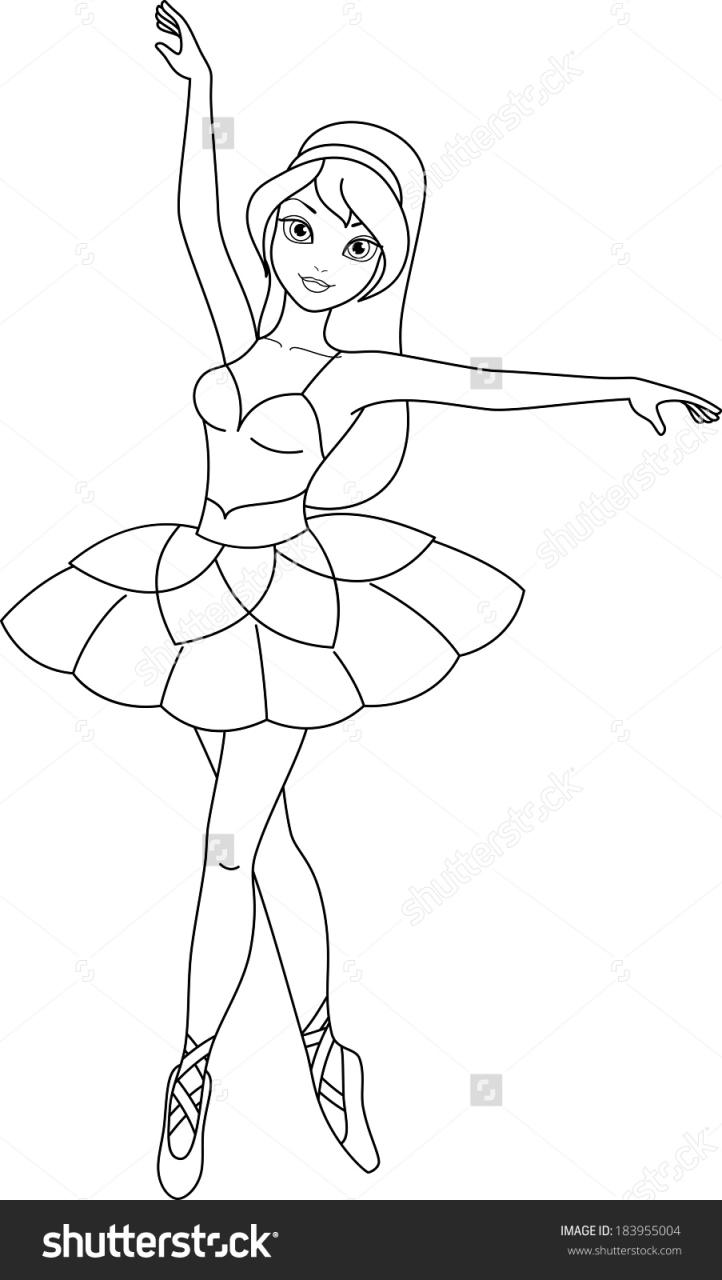Ballerina Coloring Pages Free Printable