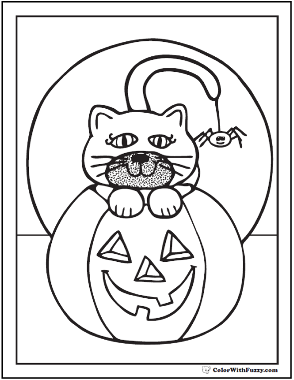 Printable Halloween Coloring Pages Pdf