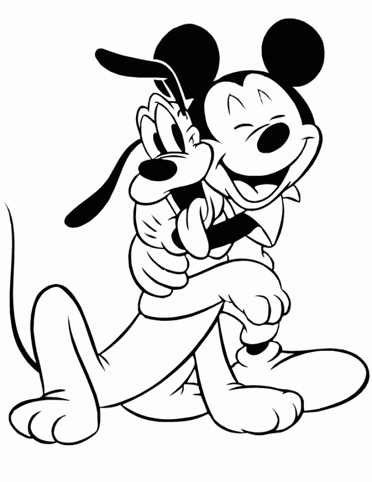 Get This Printable Mickey Mouse Coloring Page 87141