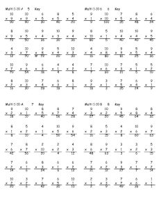 Printable Multiplication Worksheets Grade 5 Printable Multiplication