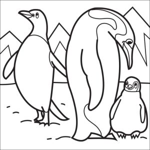 Penguin Coloring Pages Idea Whitesbelfast