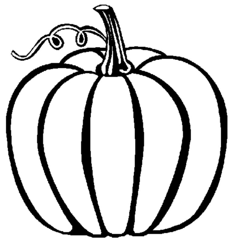 Pumpkin Colouring Pages