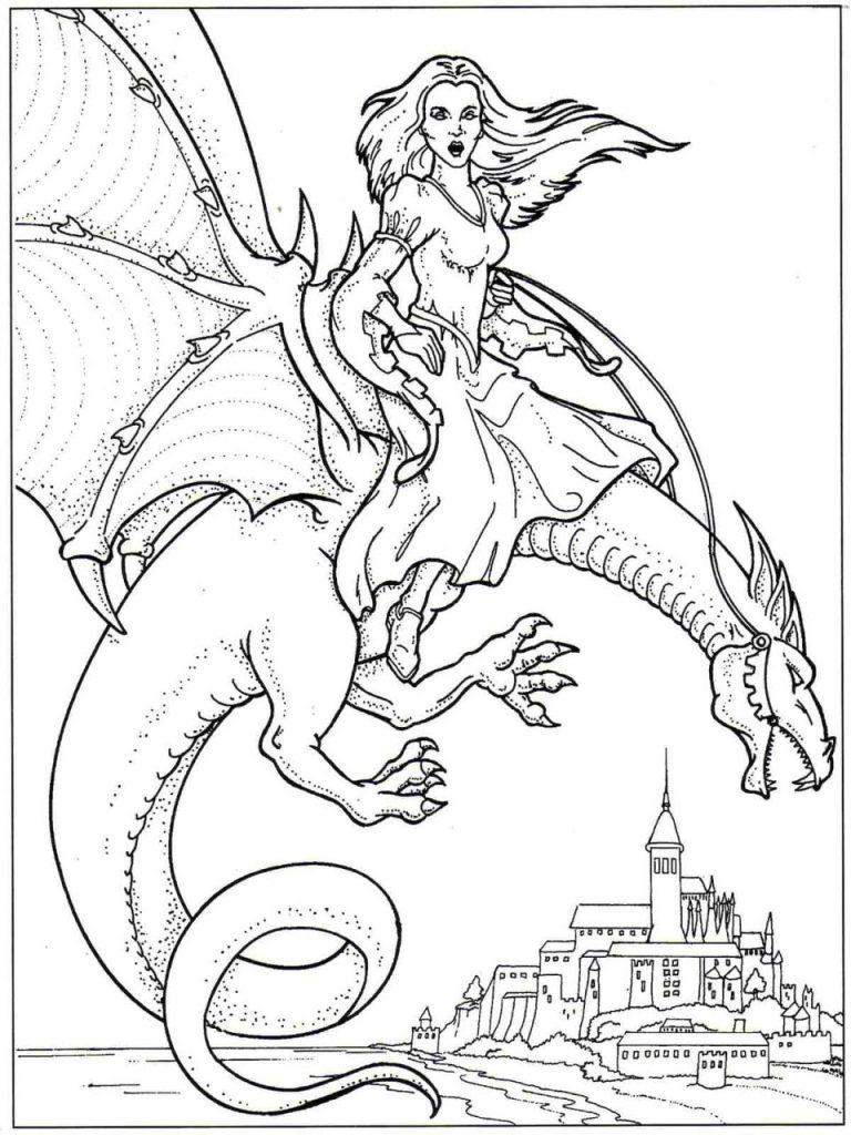 Dragon Coloring Pages Online