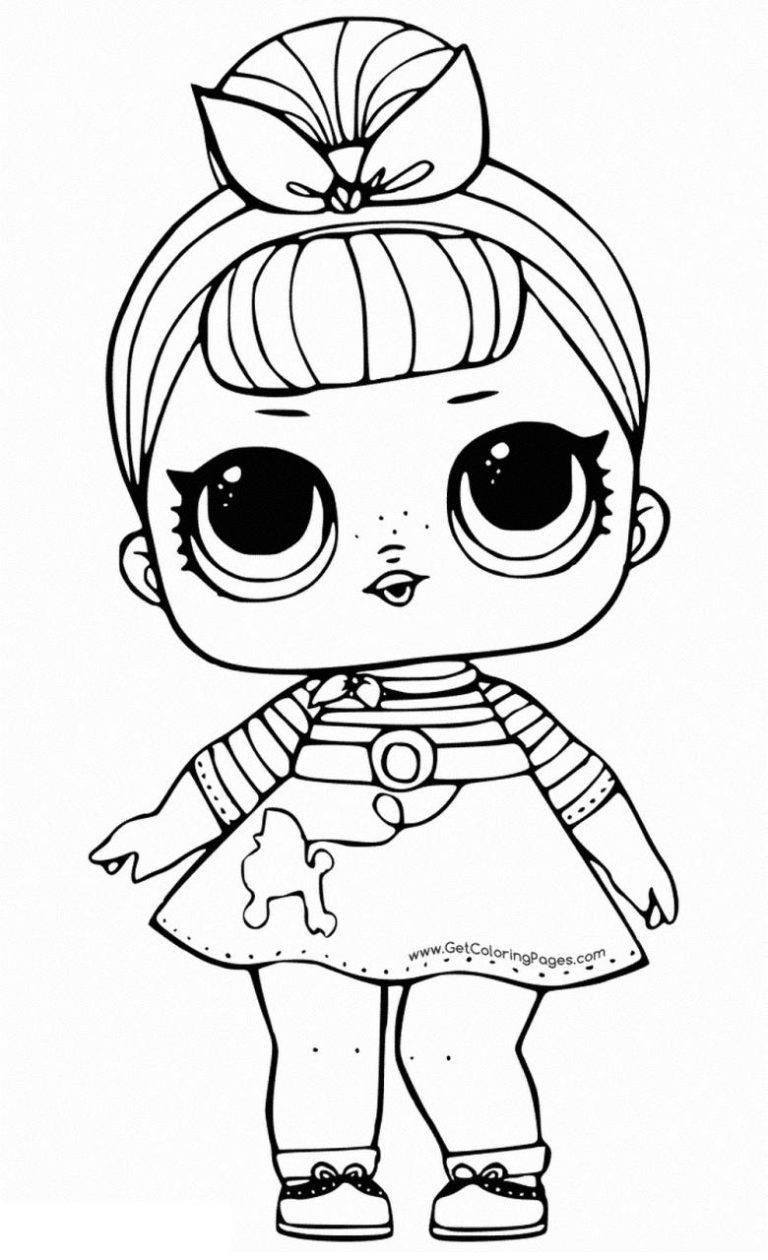 Lol Dolls Coloring Pages To Print Free