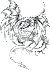 Real Dragon Coloring Pages at GetDrawings Free download