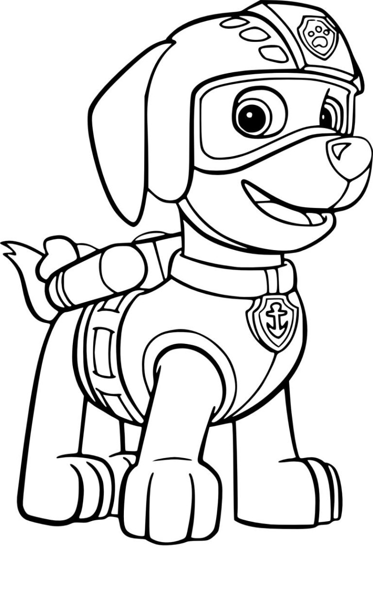 Coloring Pages Paw Patrol Rocky