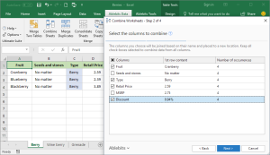 Combine sheets from multiple Excel files based on column headers
