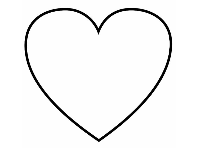 Heart Colouring Pages