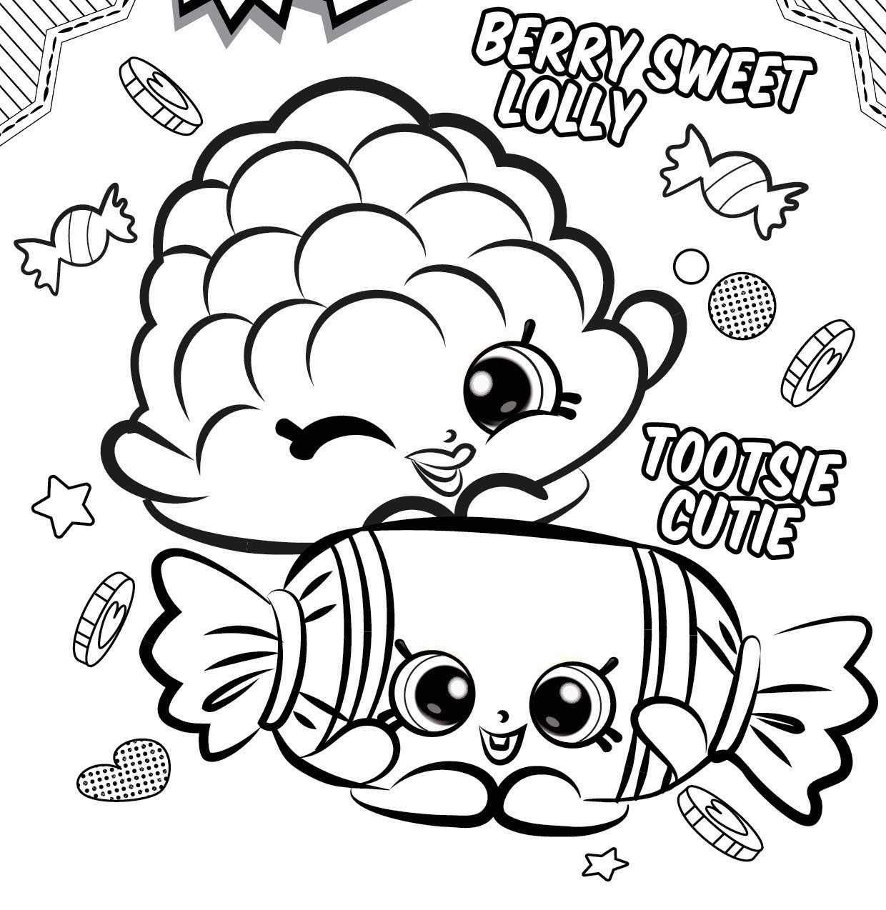 Shopkins Coloring Pages To Print Free at Free