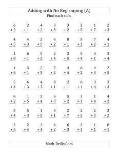 18 Best Images of One Digit Addition And Subtraction Worksheets