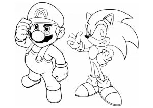 Sonic The Hedgehog Coloring Pages 1NZA