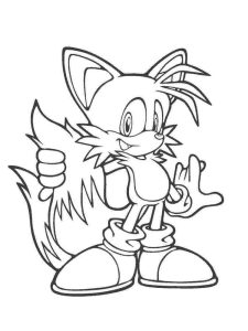 Free printable Sonic The Hedgehog coloring pages.