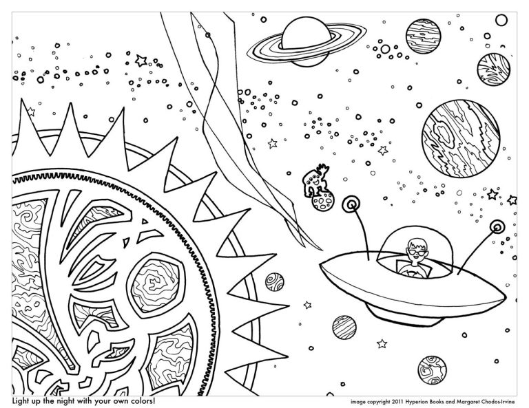Planet Coloring Pages Free