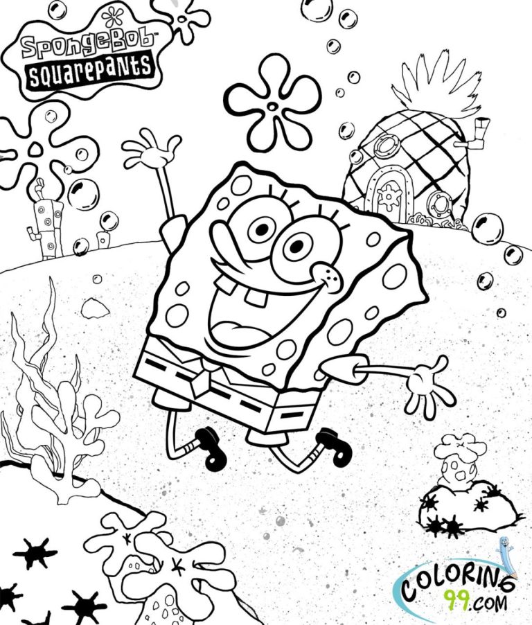 Coloring Sheet Spongebob