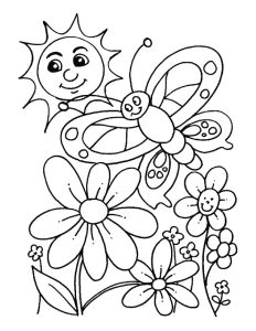 Preschool coloring pages of spring Download Free Preschool coloring