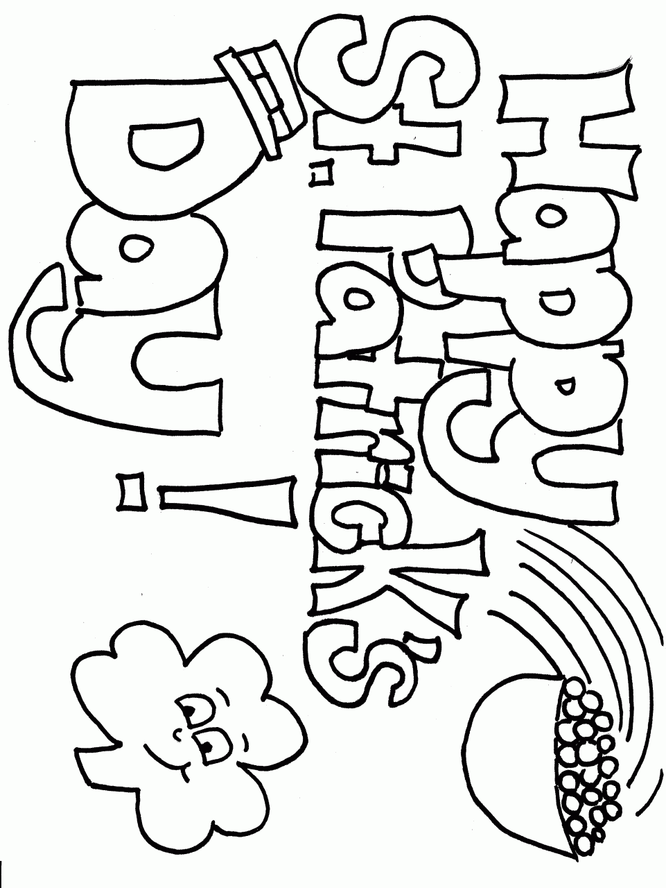 Free St Patty's Day Coloring Sheets