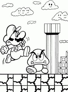 Free Printable Coloring Pages Cool Coloring Pages Super Mario