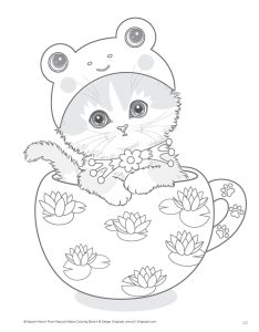 Cute Cat Coloring Pages Pictures