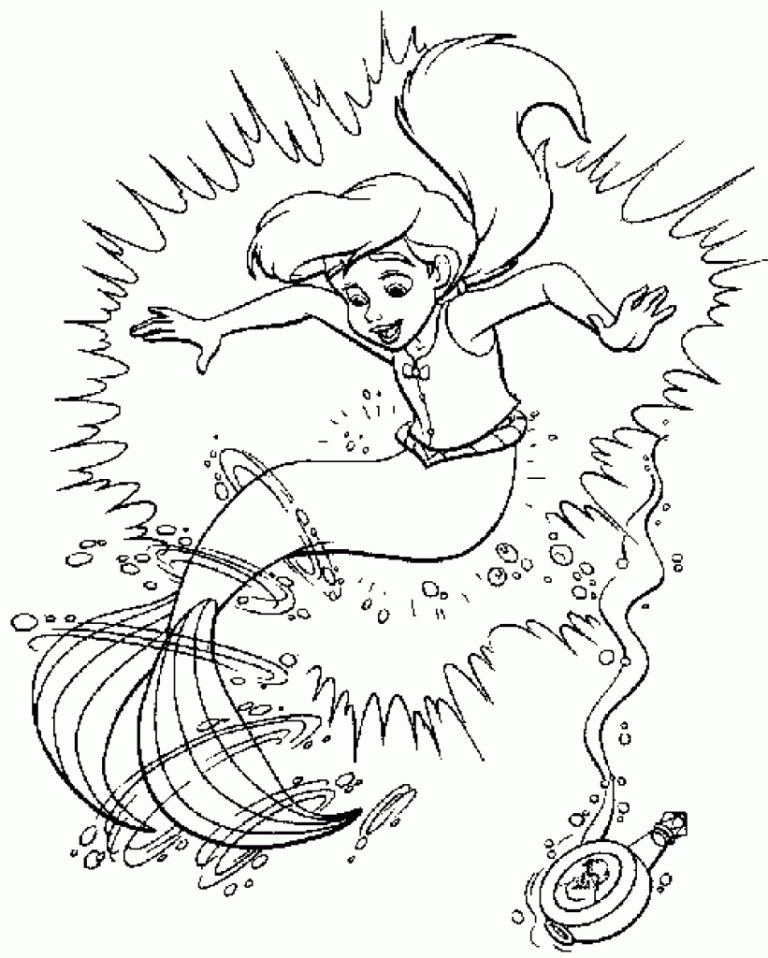 Little Mermaid 2 Coloring Pages