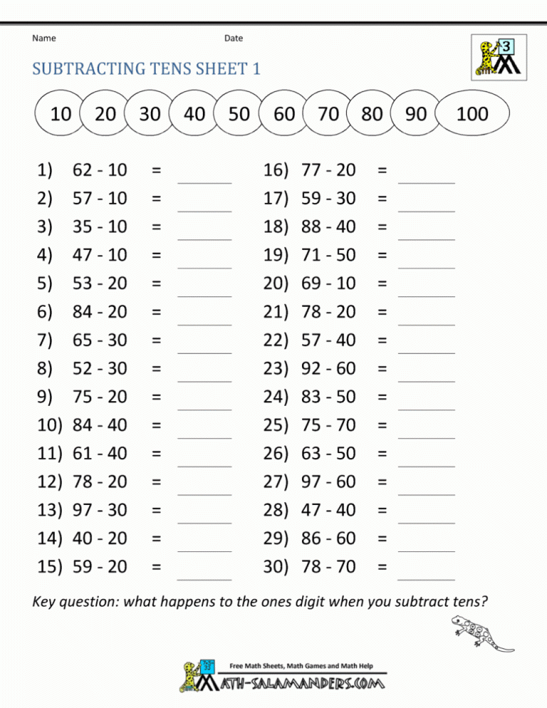 Third Grade Fractions Worksheets And Printables