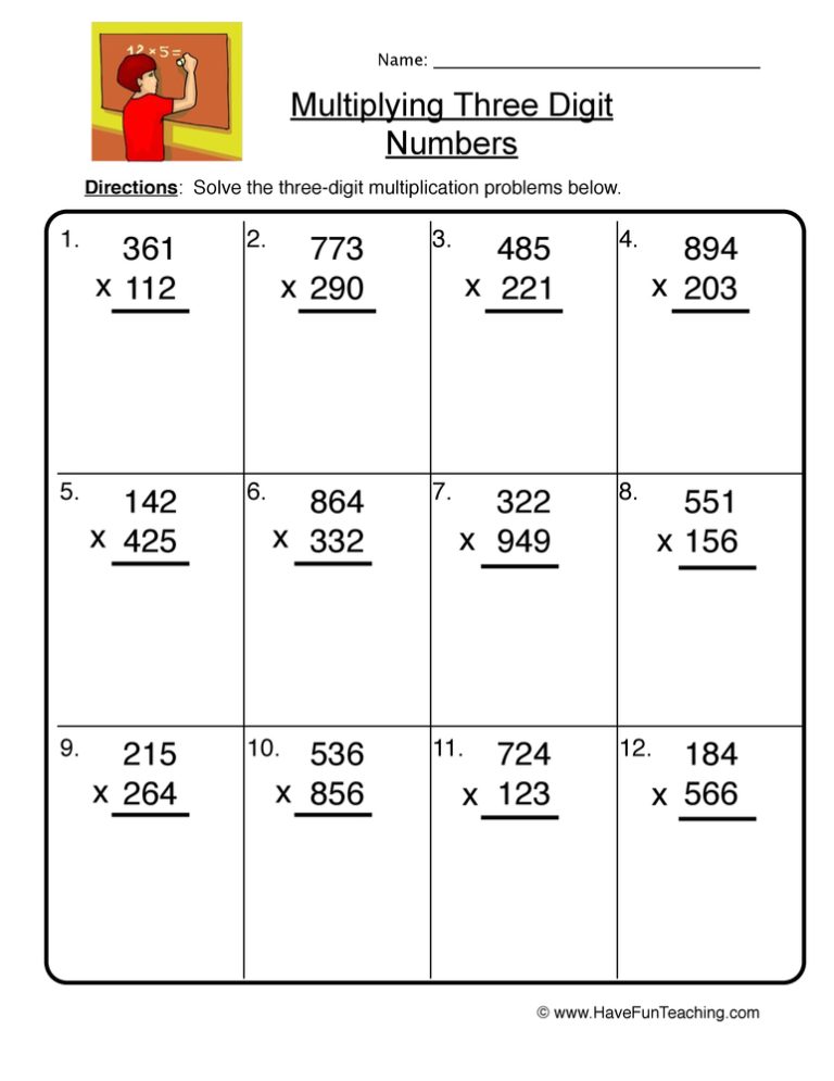 2 By 2 Multiplication Worksheets Pdf