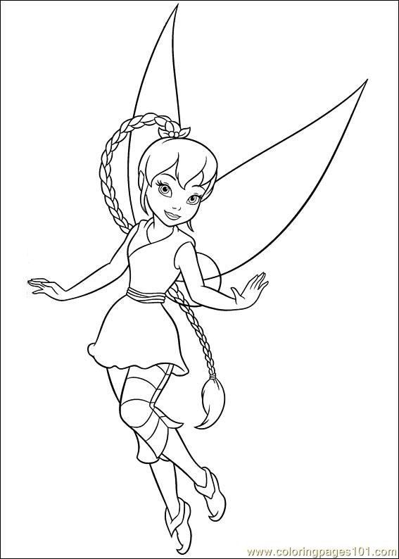 Tinkerbell Coloring Pages Wings
