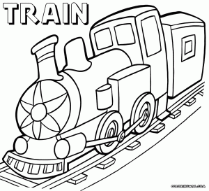 Train coloring pages Coloring pages to download and print