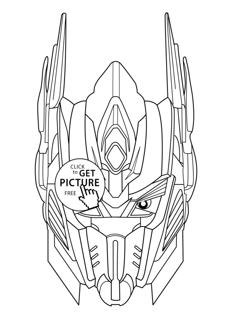 Colouring Pages Transformers
