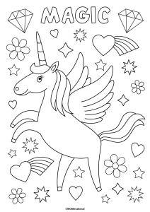 Fun and Free Unicorn Coloring Pages For Kids MOMtivational