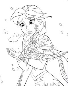 Disney’s Frozen Colouring Pages Cute Kawaii Resources