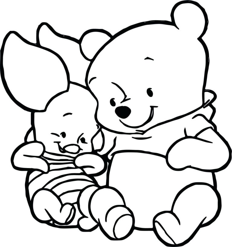 Winnie The Pooh Coloring Pages Baby