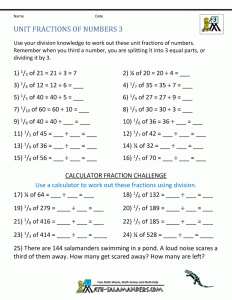 Third Grade Common Core Fractions Worksheets Fraction Worksheets Free