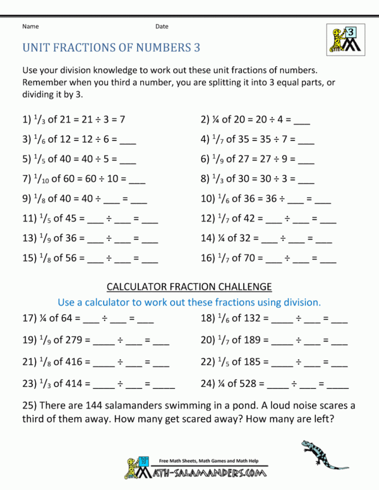 Equivalent Fractions Worksheet 3Rd Grade Common Core