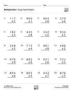Common Core Elementary Math Examples Adding And Subtracting Free