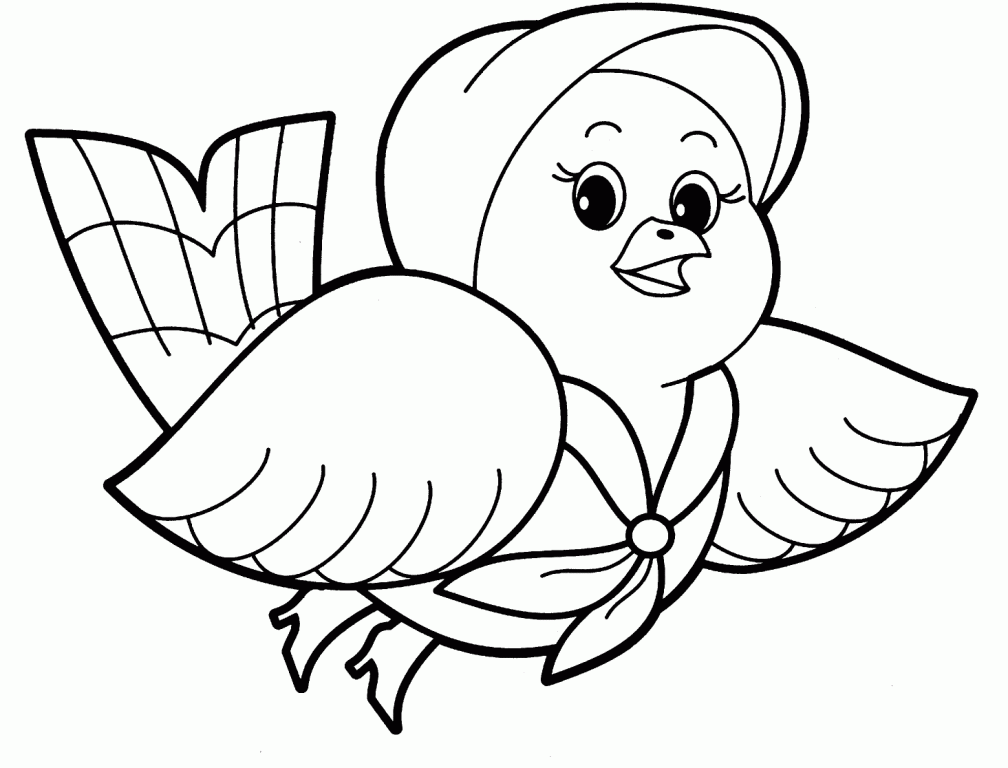 Coloring Pages Easy Animals