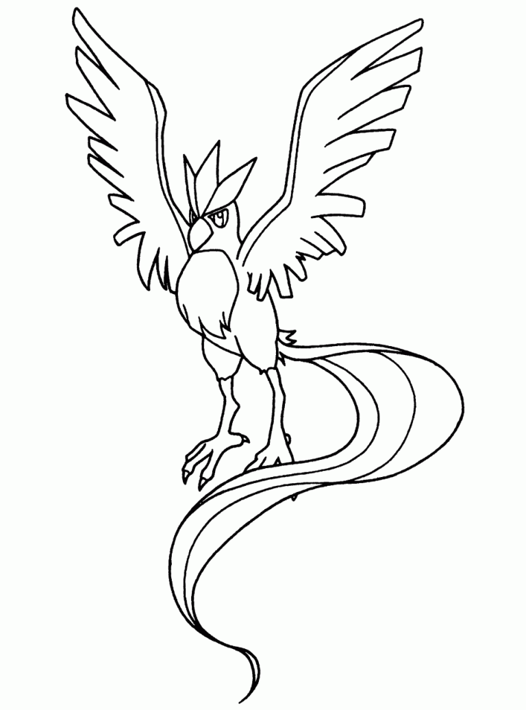 All Legendary Pokemon Coloring Pages