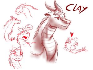 Sketches Clay (WoF) by StarWarriors on DeviantArt Wings of fire