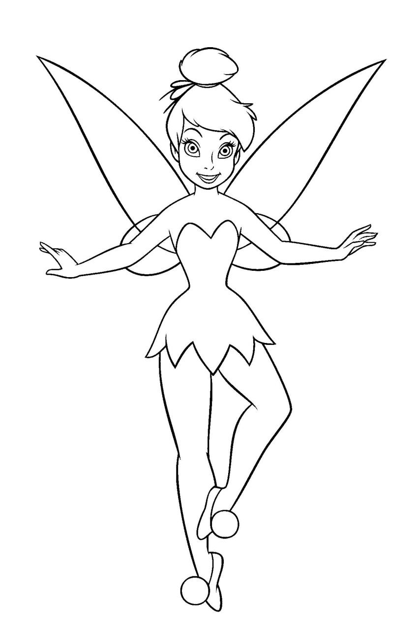 Pin on TinkerBell Coloring Pages