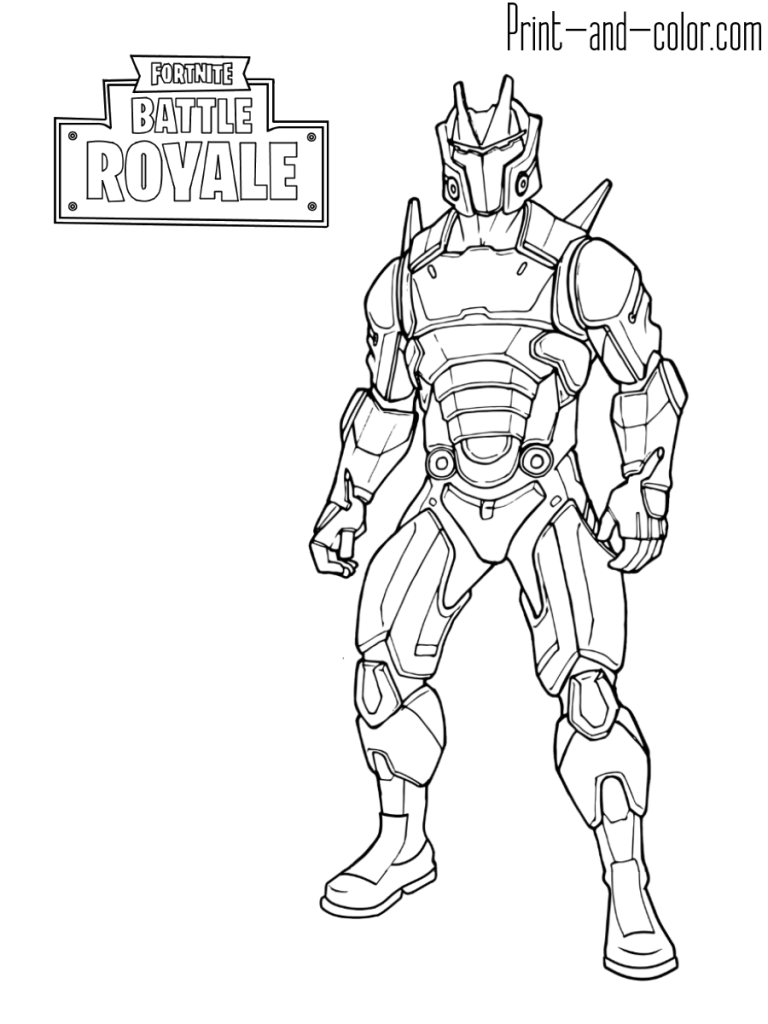 Fortnight Coloring Pages
