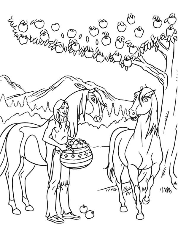 Spirit Colouring Pages To Print