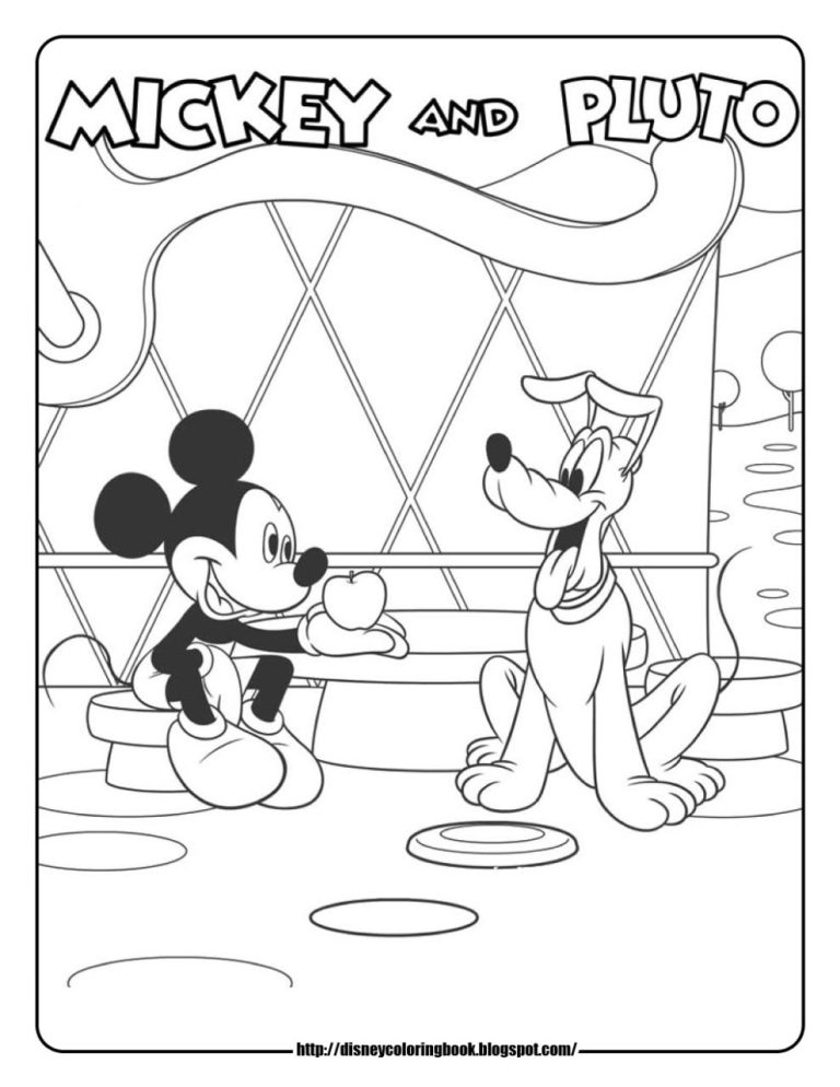Mickey Mouse Clubhouse Coloring Pages To Print
