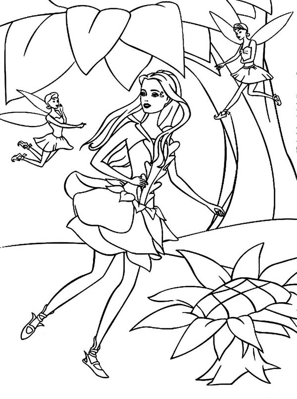 Barbie Mermaidia Coloring Pages