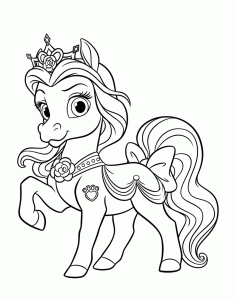 Coloring page Pony Petit