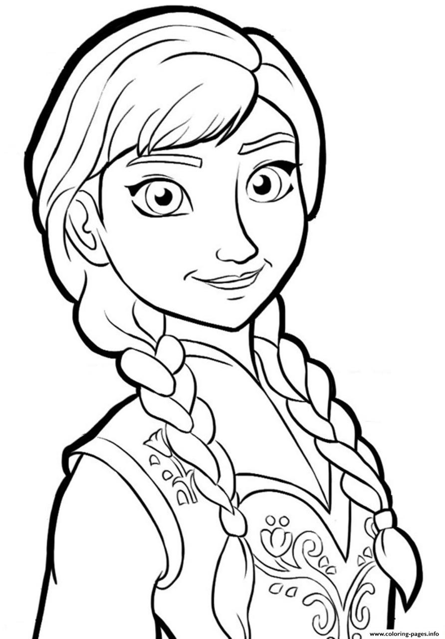 Anna Colouring Pages Online
