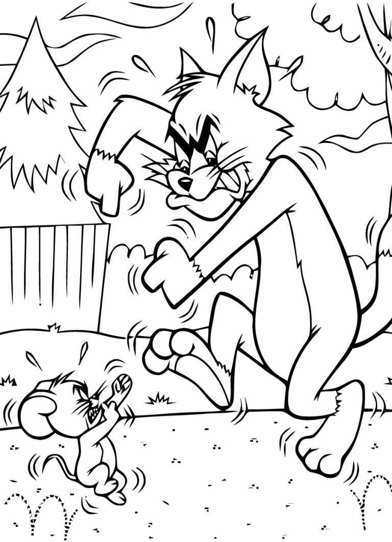 Tom And Jerry Coloring Pages Games