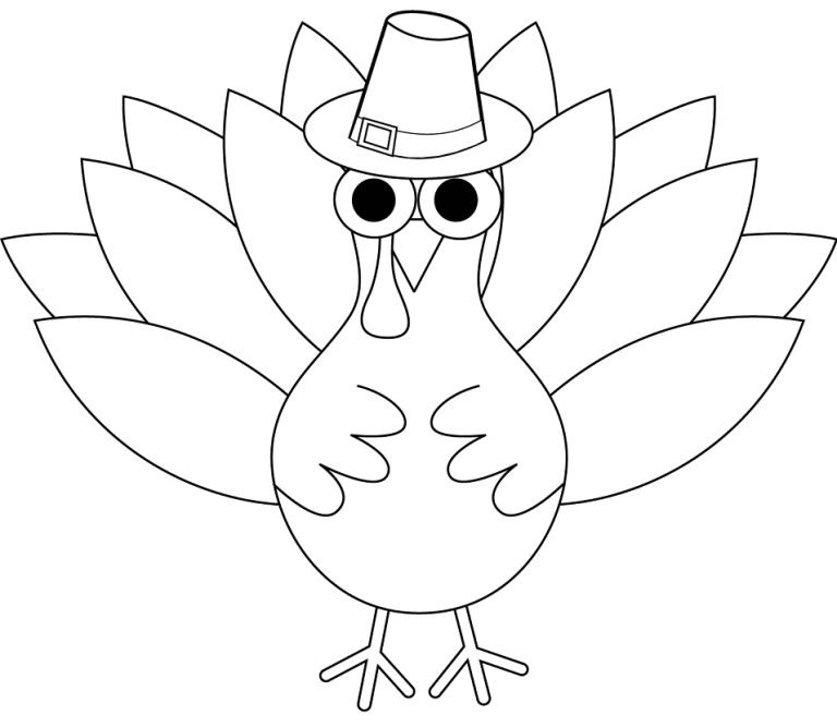 Free Thanksgiving Turkey Coloring Pages Printables